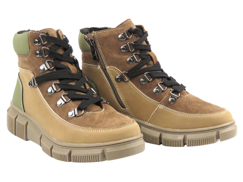 Wygodne botki damskie Nika Komfort H-240, multikolor