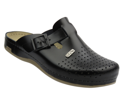 Klapki Męskie Leon 700M, czarne