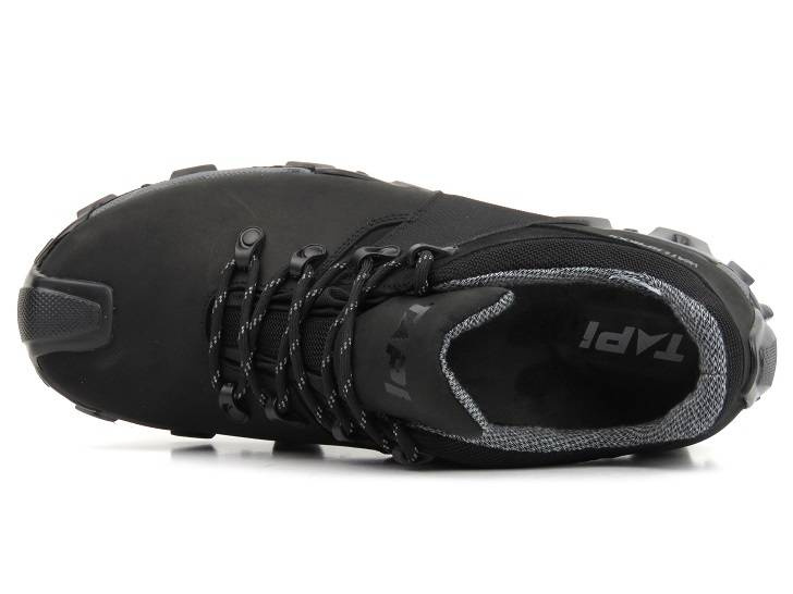Trekkingi męskie z membraną WATERPROOF - TAPI J-2107, czarne