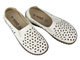 Półbuty, espadryle damskie - Unisoft 26PB02-9926, białe