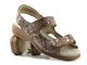 Wygodne, skórzane sandały damskie profilaktyczne - KOSELA MEDIC 9154, beżowe w liście
