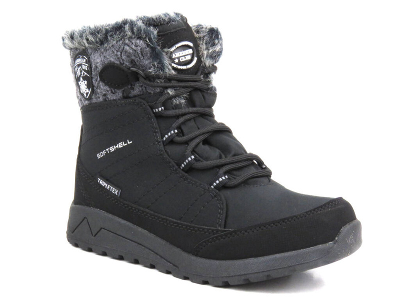 Śniegowce dziecięce - AMERICAN CLUB SN 39/23, czarne