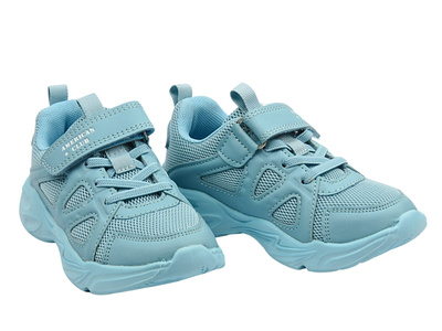 Buty dziecięce sportowe, niebieskie adidasy - American Club FH 33/22