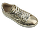 Buty Sportowe Sneakersy Damskie VENEZIA 28098 Złote Sznurowane