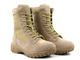 Wysokie trekkingi męskie z membraną WATERPROOF - VEMONT 9AT2045L, beżowe