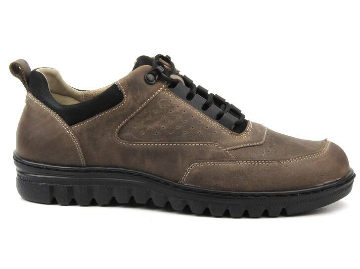 Buty męskie sportowe, trekkingowe - WASAK 0228, khaki