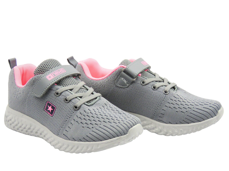 Buty dziecięce sportowe, adidasy  NEWS 22DZ23-4843, szare