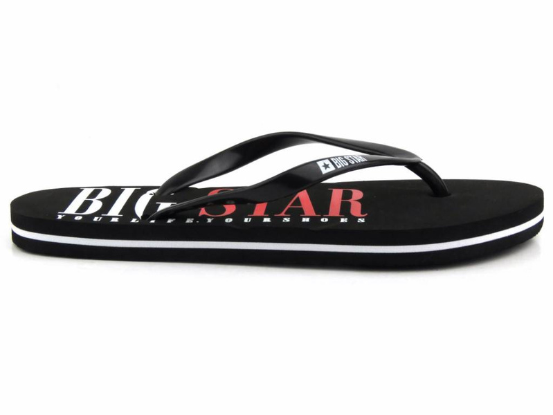Japonki damskie basenowe Big Star LL274810, czarne