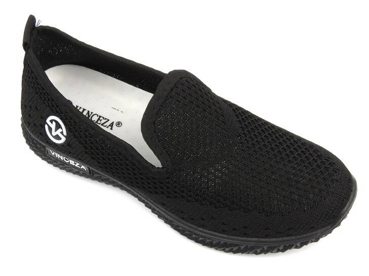 Lekkie półbuty damskie czarne Vinceza 34602