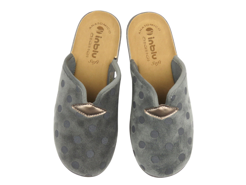 Kapcie damskie domowe Inblu OD-14, antracyt