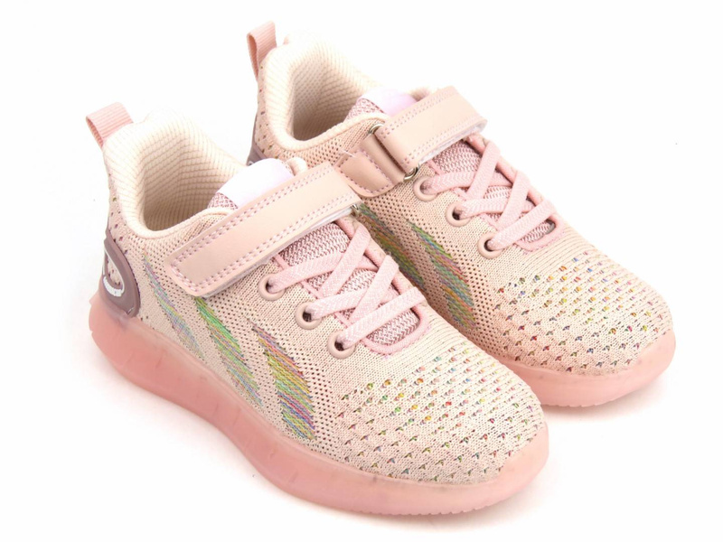 Buty sportowe dziecięce, adidasy American Club RL 79/22, różowe