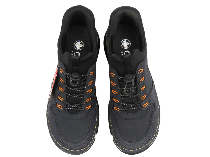 Botki damskie Rieker 45963-14, granatowe