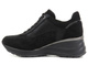 Sneakersy damskie na koturnie - INBLU IN001299, czarne