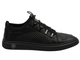 Skórzane buty sportowe męskie czarne JOHN DOUBARE S8016-XT6820-1