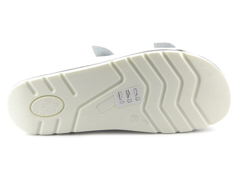 Lekarskie, sanitarne klapki damskie HELIOS Komfort 288, białe