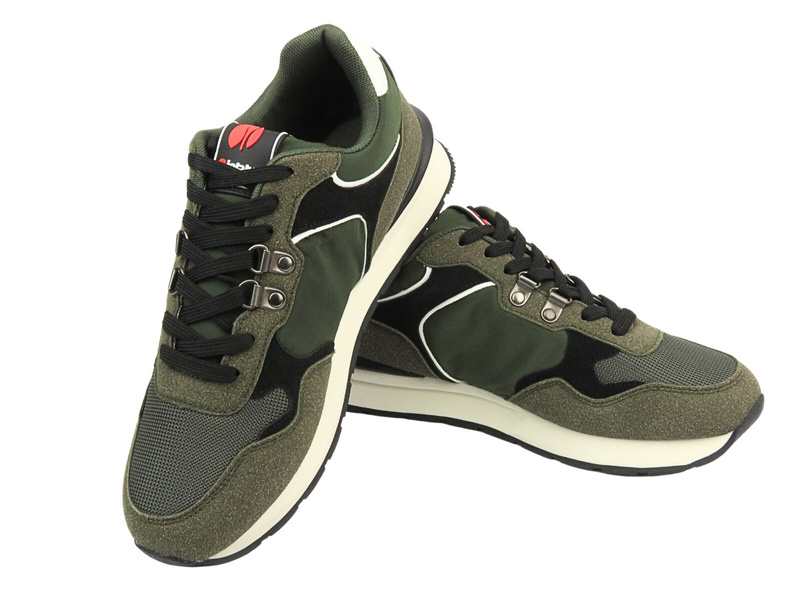 Sznurowane buty sportowe męskie zielone Inblu IU-16 