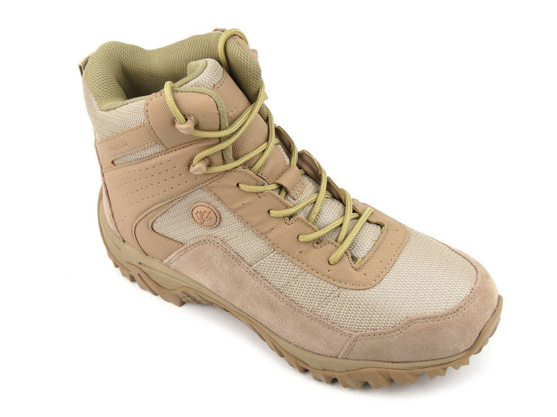 Trekkingi męskie z membraną WATERPROOF - VEMONT 9AT2065L, beżowe