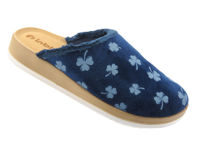 Wygodne kapcie damskie INBLU CT-49, granatowe