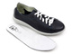 Buty damskie sportowe z wyjmowaną wkładką - Befado Dr Orto 156D011, granatowe