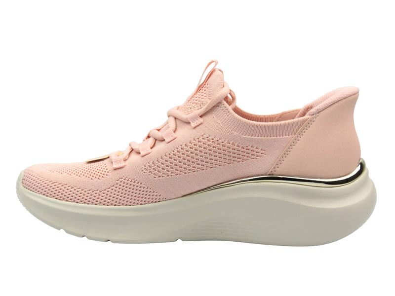 Buty sportowe damskie, adidasy - Skechers 117617, różowe