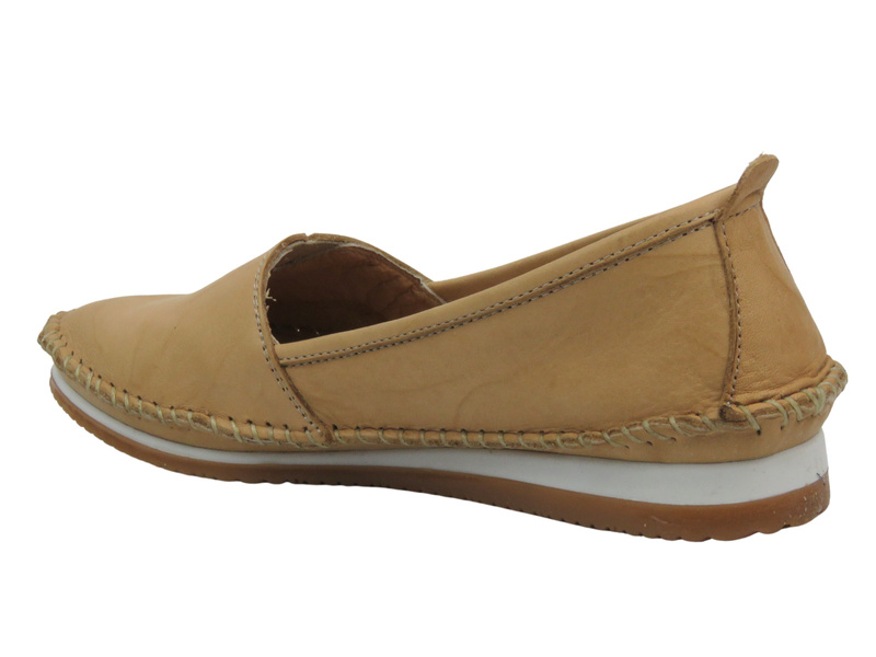 Półbuty damskie - Nika Komfort H-741, beżowe