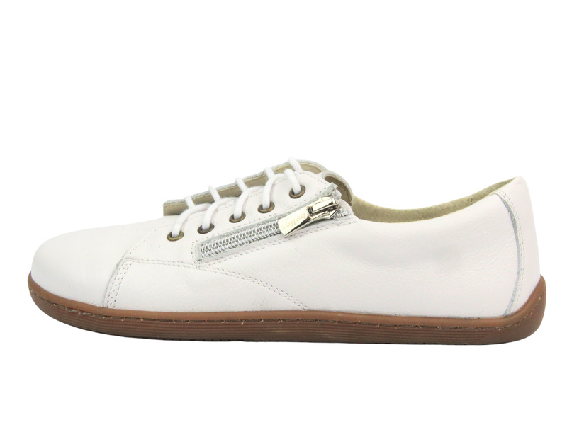 BareFoot półbuty minimalistyczne damskie białe Helios Komfort 436