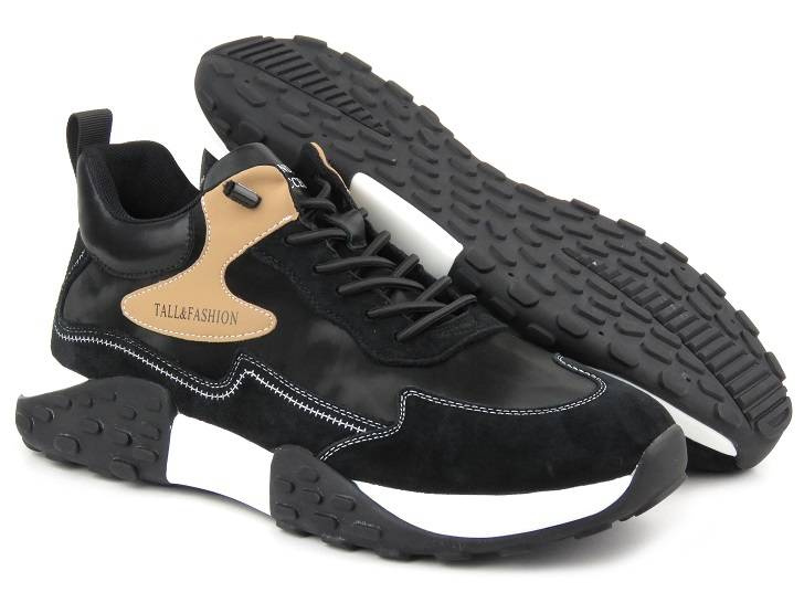 Sneakersy, buty sportowe męskie - JOHN DOUBARE 502, czarne