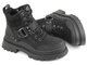 Czarne trapery, botki damskie - EVENTO 22BT35-5072