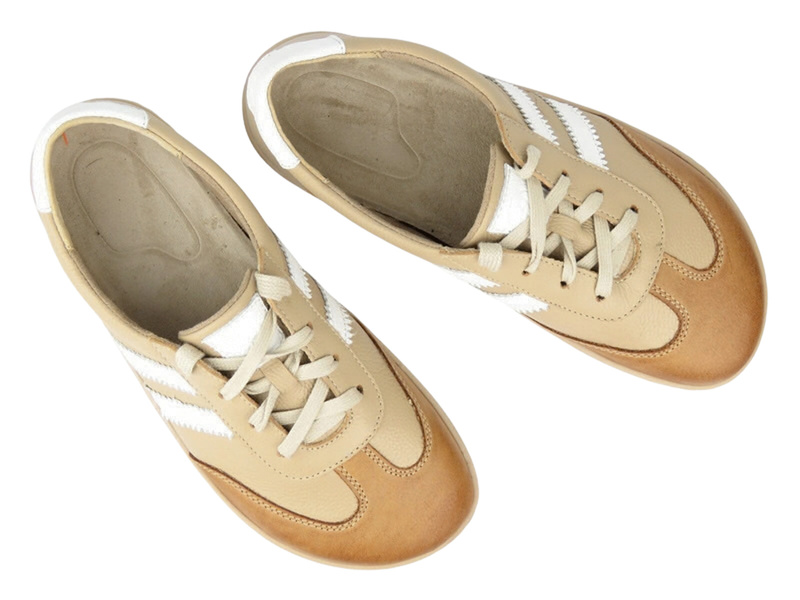 Damskie buty barefoot z naturalnej skóry Helios Komfort 469, jasny brąz