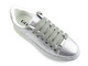 Sneakersy damskie pokryte cekinami - GOE JJ2N4048, srebrne