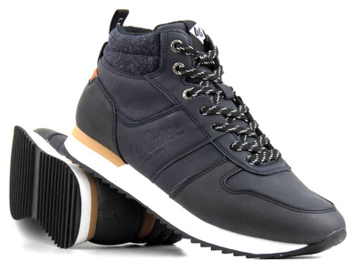 Buty męskie zimowe, sportowe - LEE COOPER LCJ-22-31-1462M, granatowe
