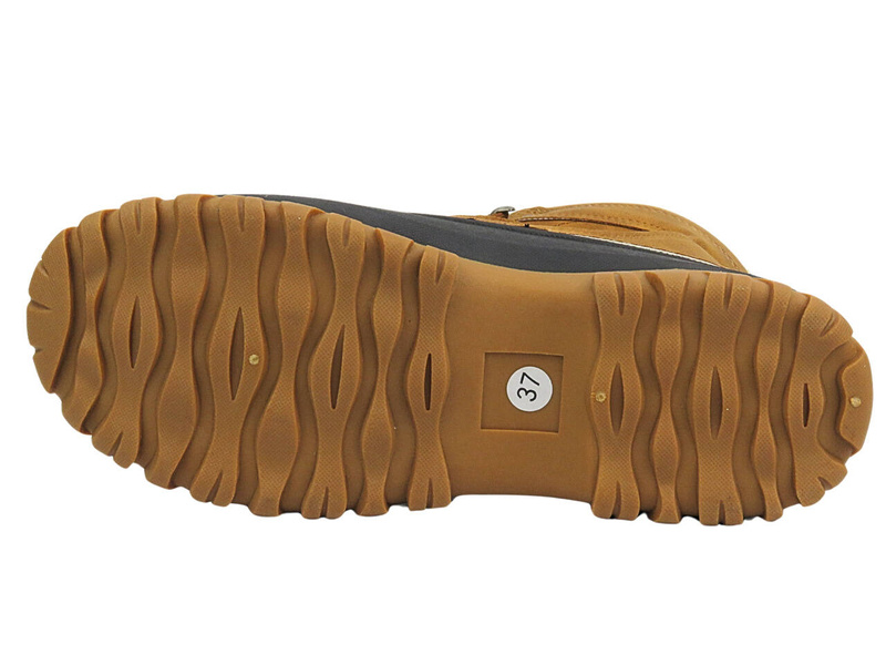 Trapery śniegowce damskie ciepłe - Lee Cooper LCJ-24-44-2869L, brązowe