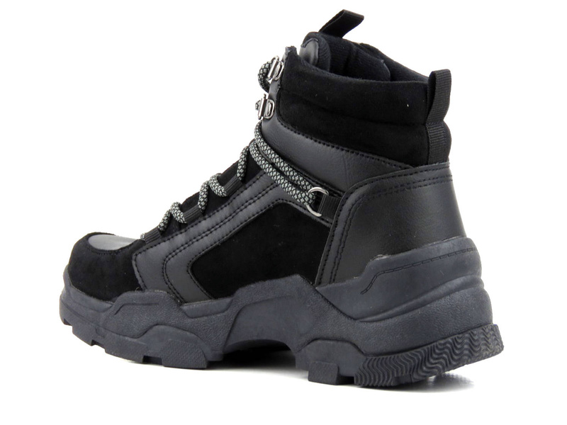 Trapery, śniegowce damskie sportowe - LEE COOPER 22-31-1441L, czarne