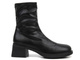Botki damskie na obcasie- Evento 23BT35-6449, czarne