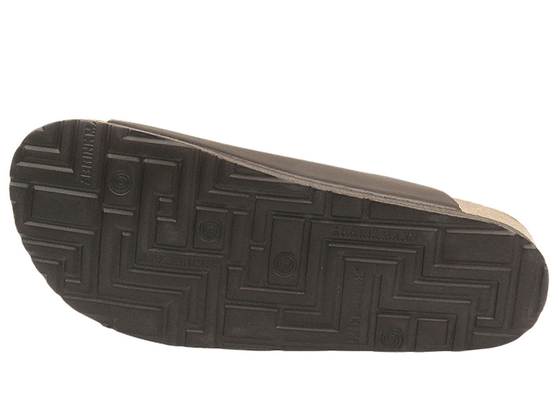 Wygodne klapki męskie klasyczne brązowe Brinkmann 600047-02