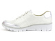 Wygodne buty damskie sportowe - Helios Komfort 334, srebrne