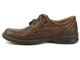 Skórzane półbuty męskie polskiego producenta - Helios Komfort 870, brązowe