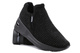 Buty damskie sportowe wsuwane - INBLU IN001310, czarne