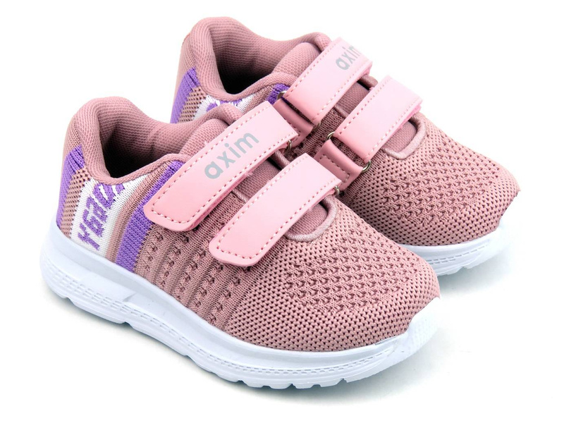 Buty sportowe dziecięce, adidasy AXIM 22140, różowe