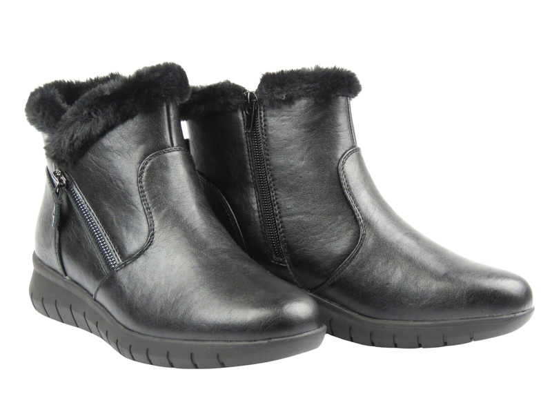 Wygodne botki damskie SOKOLSKI Z24-175, czarne