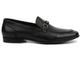 Wysokogatunkowe mokasyny męskie JOHN DOUBARE D778-197B-1, czarne