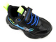 Buty sportowe, adidasy dziecięce na grubej podeszwie- AMERICAN CLUB BD 15/21, czarno-niebieskie