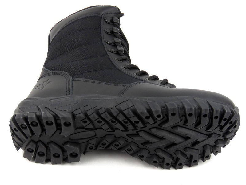 Wysokie trekkingi męskie z membraną WATERPROOF - VEMONT 9AT2024C, czarne