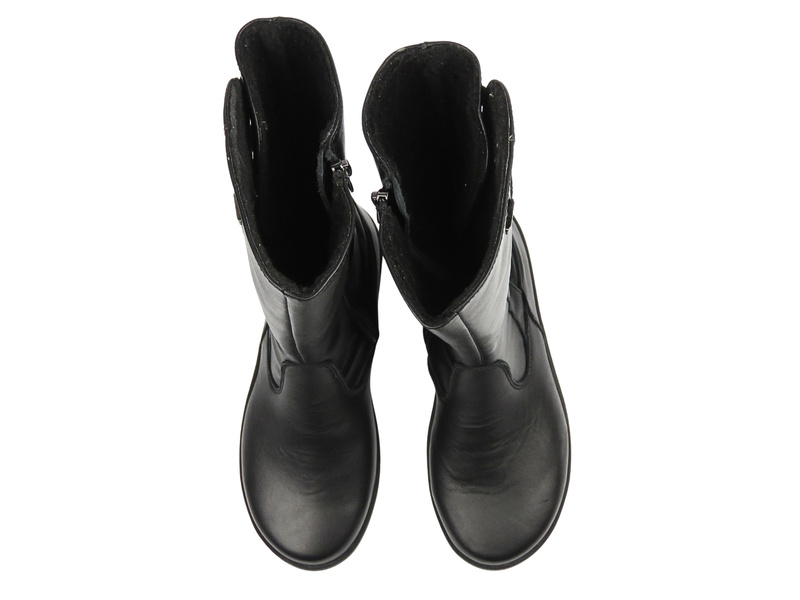 Wygodne botki damskie Helios Komfort 784, czarne