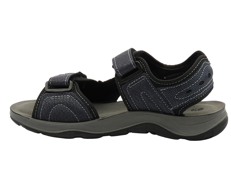 Wygodne sandały męskie klasyczne granatowe INBLU TO-01