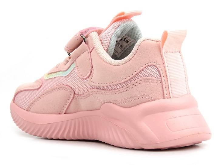 Sneakersy, buty sportowe dla dziewczynki - AMERICAN CLUB BS 22/22. różowe