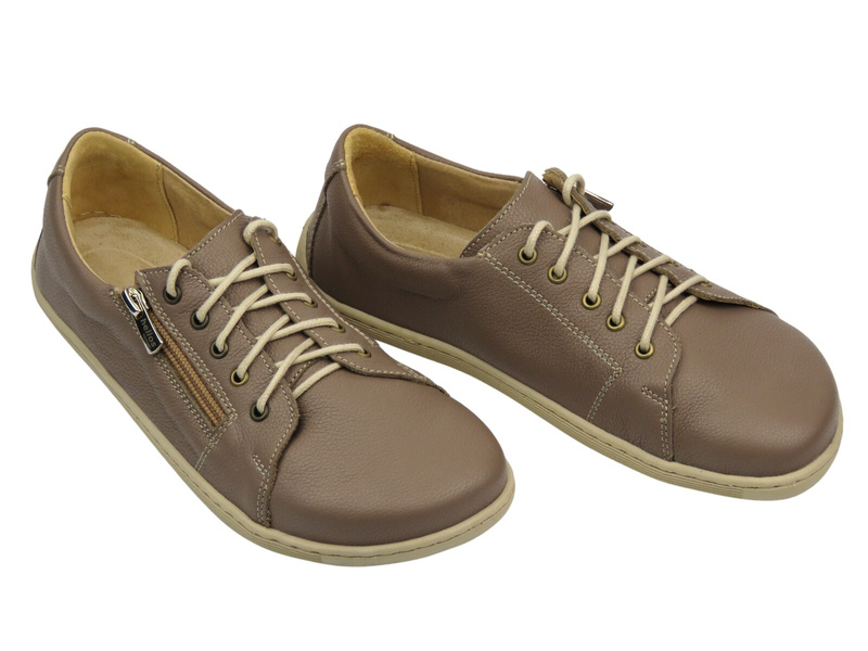 BareFoot półbuty minimalistyczne damskie khaki Helios Komfort 436