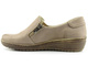 Wygodne półbuty damskie z miękkiej skóry HELIOS Komfort 320, beżowe