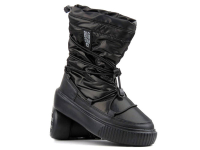 Śniegowce damskie sportowe - BIG STAR KK274193 906, czarne