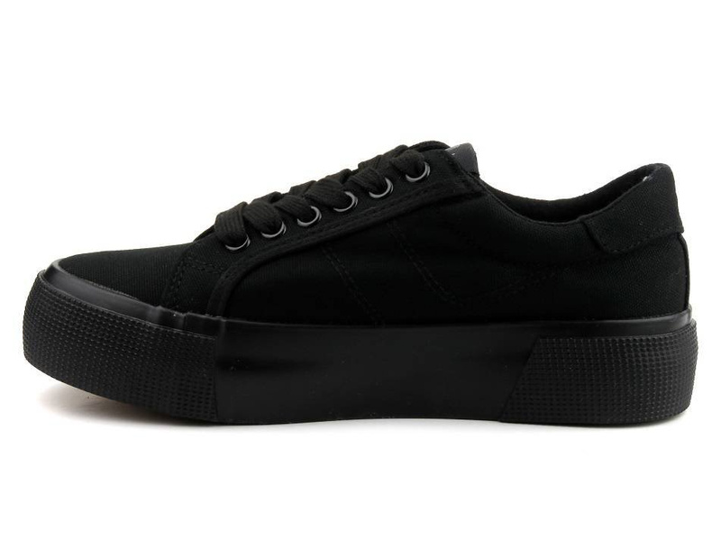 Trampki damskie, creepersy Lee Cooper 21-31-0105L, czarne